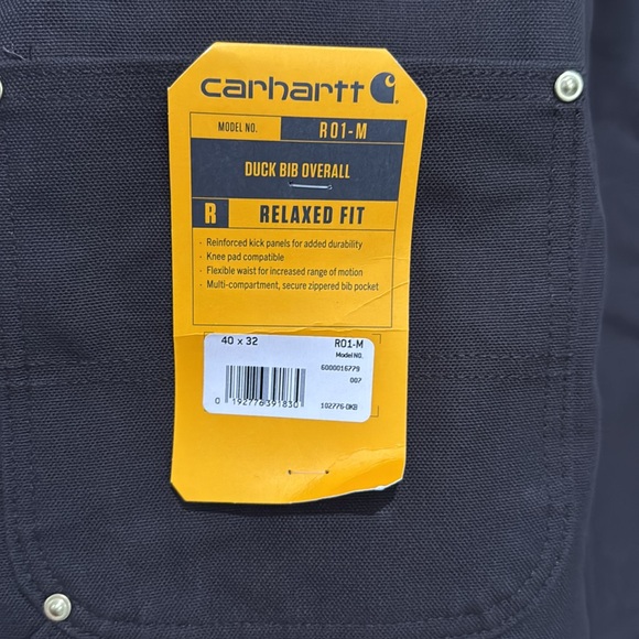 Carhartt Dark Brown Bib Overalls - Picture 7 of 10
